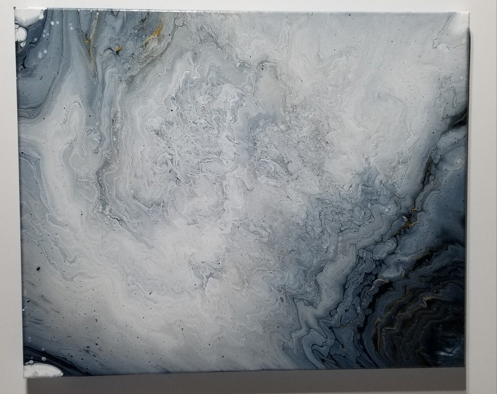 Storm - Acrylic Pour Painting