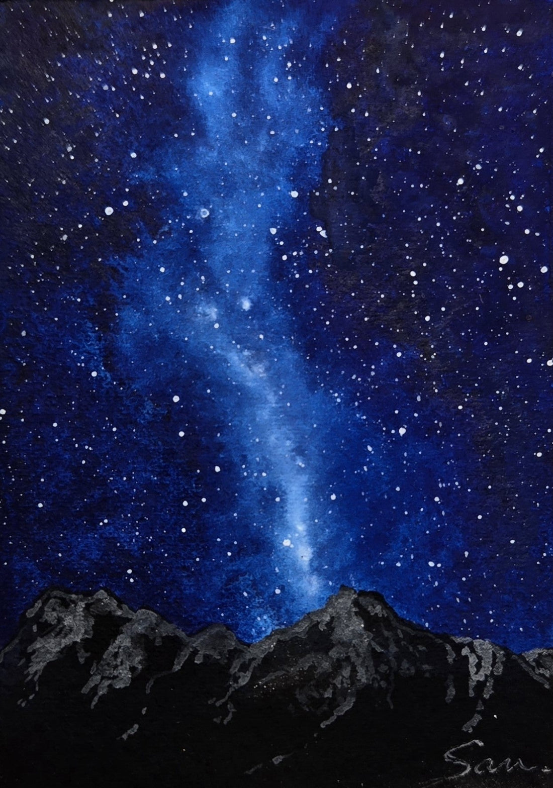 Mini galaxy painting