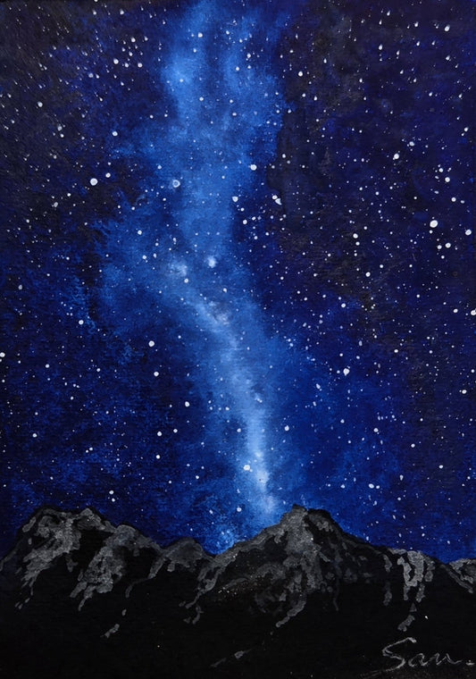 Mini galaxy painting