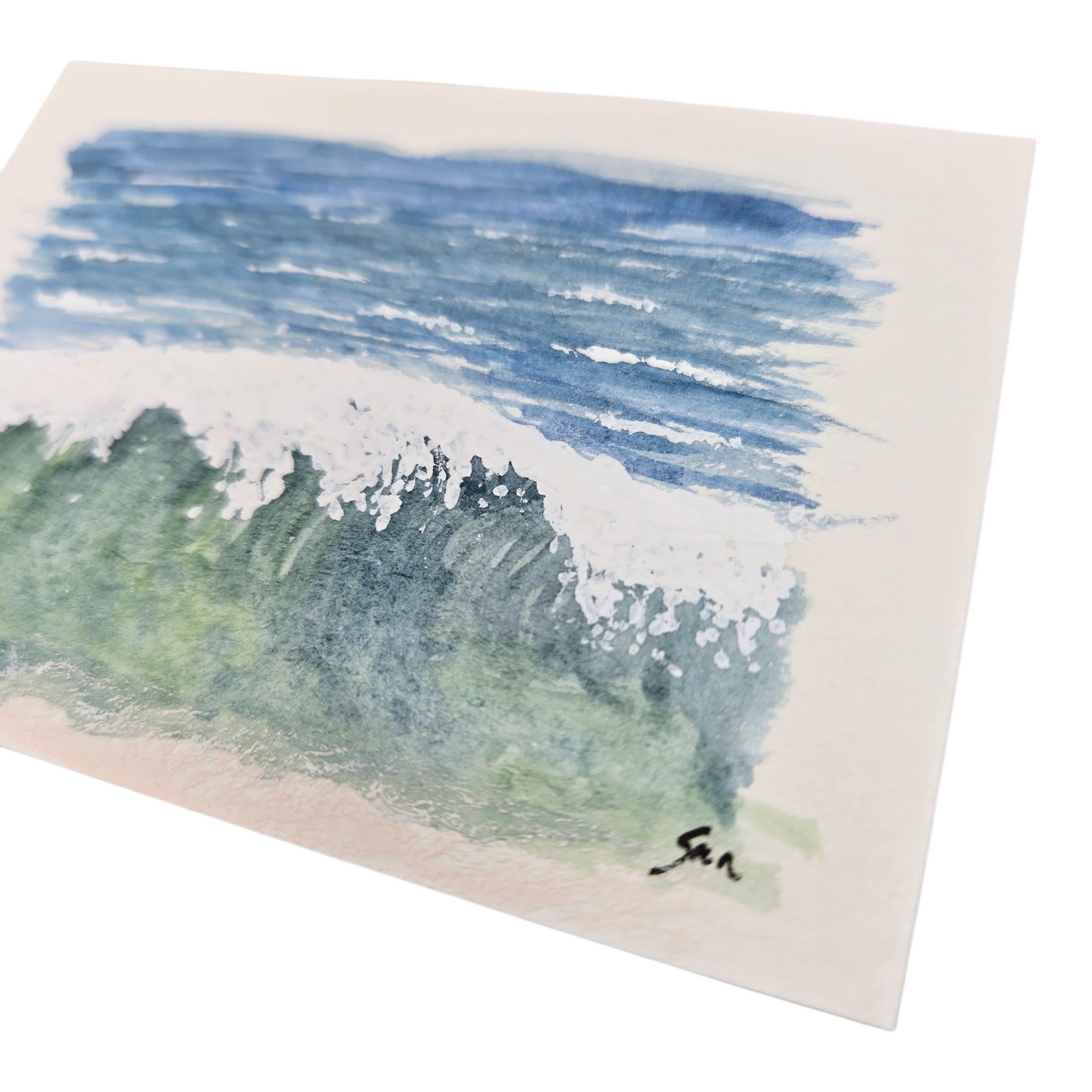Waves – Original ACEO Mini Ocean Art