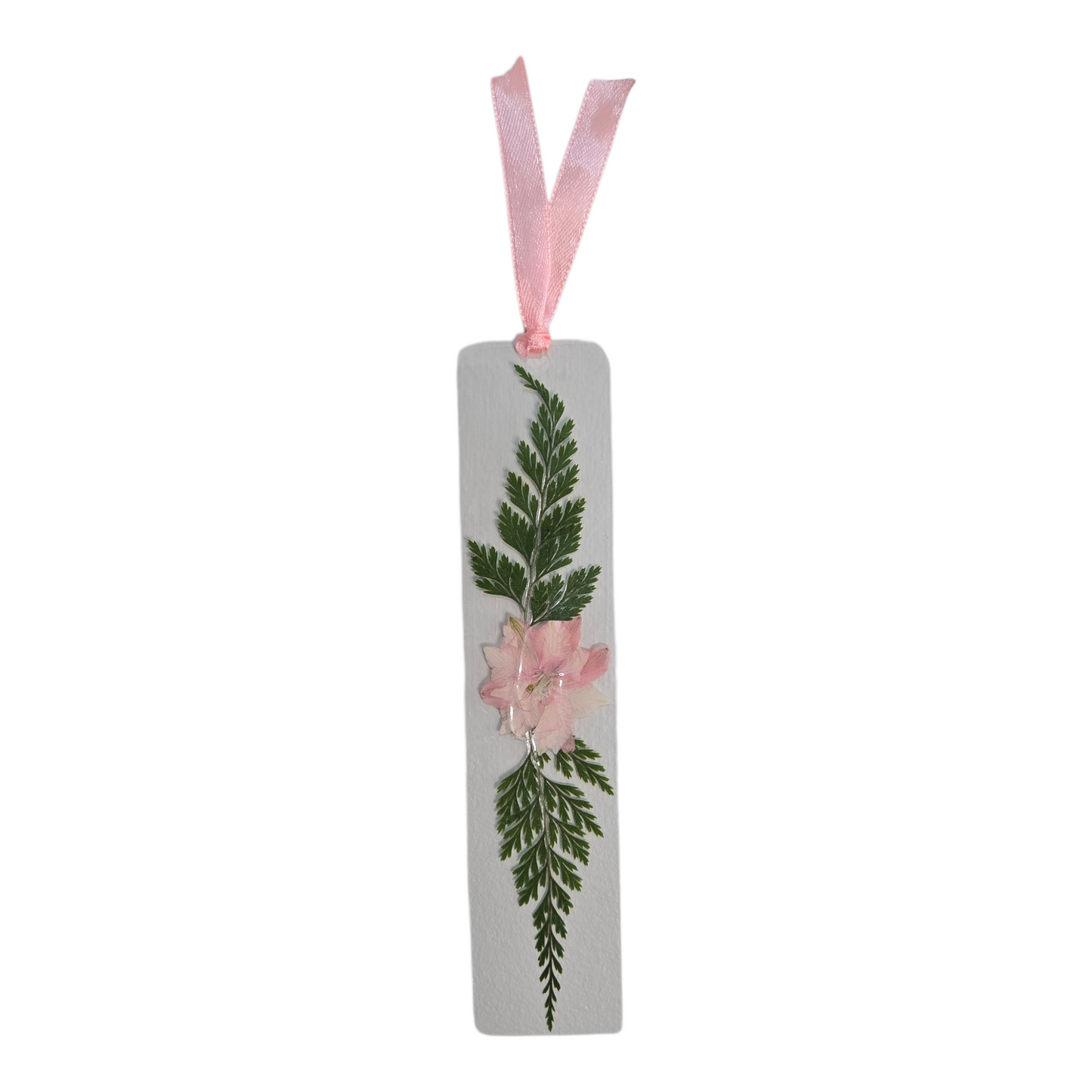 Pink Pressed Flower Bookmark – Handmade with Real Flowers