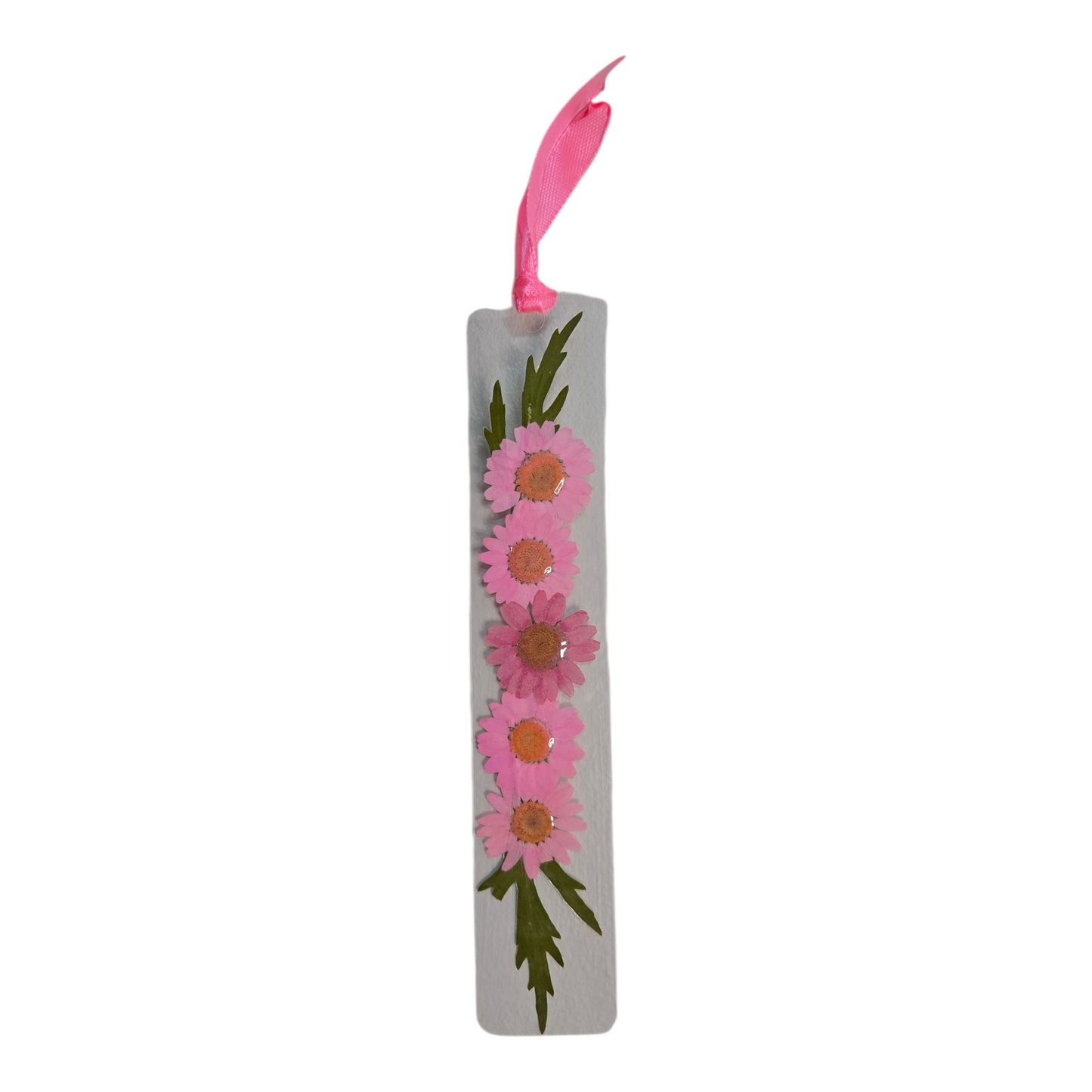 Pink Pressed Flower Bookmark – Handmade with Real Flowers