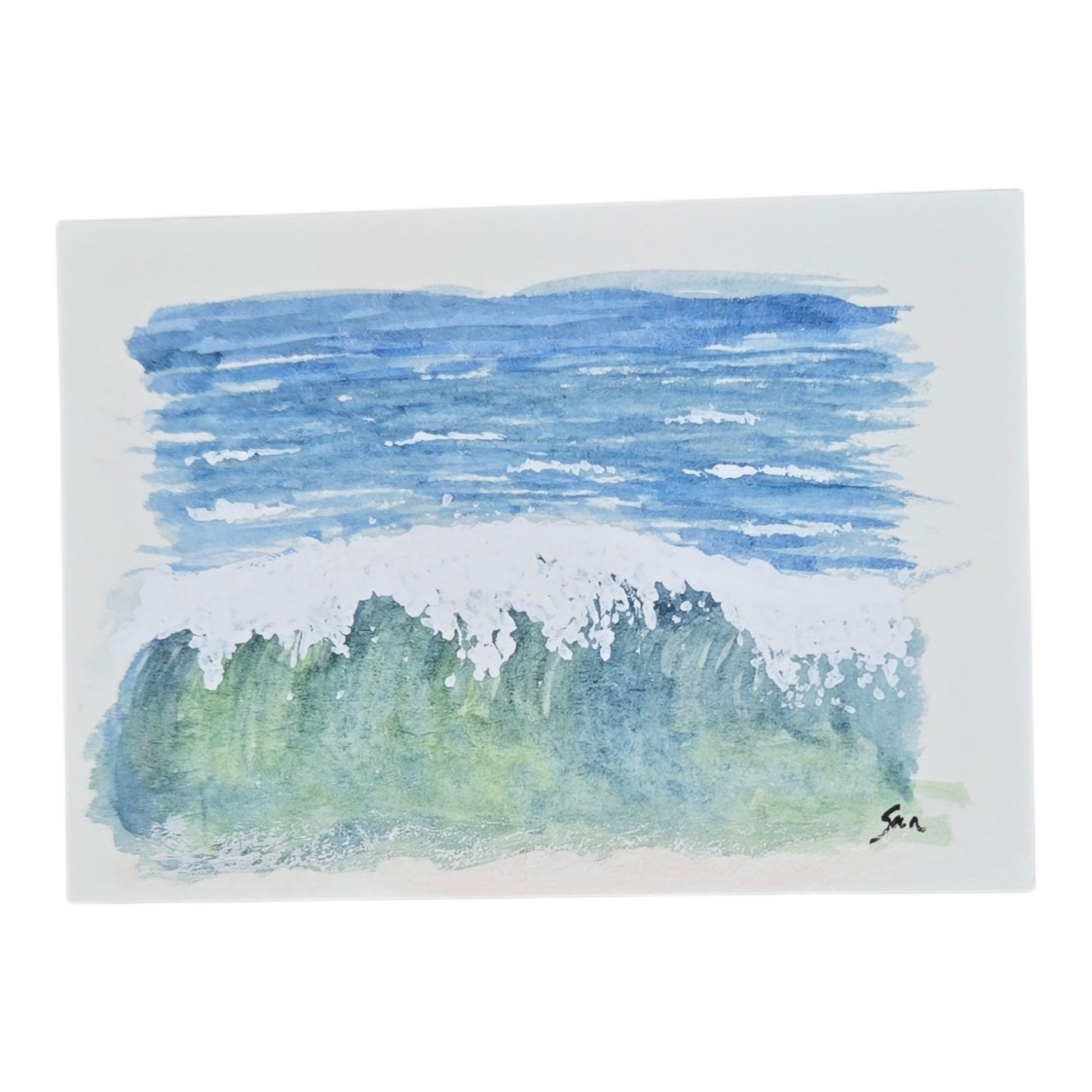 Waves – Original ACEO Mini Ocean Art