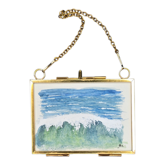 Waves – Original ACEO Mini Ocean Art