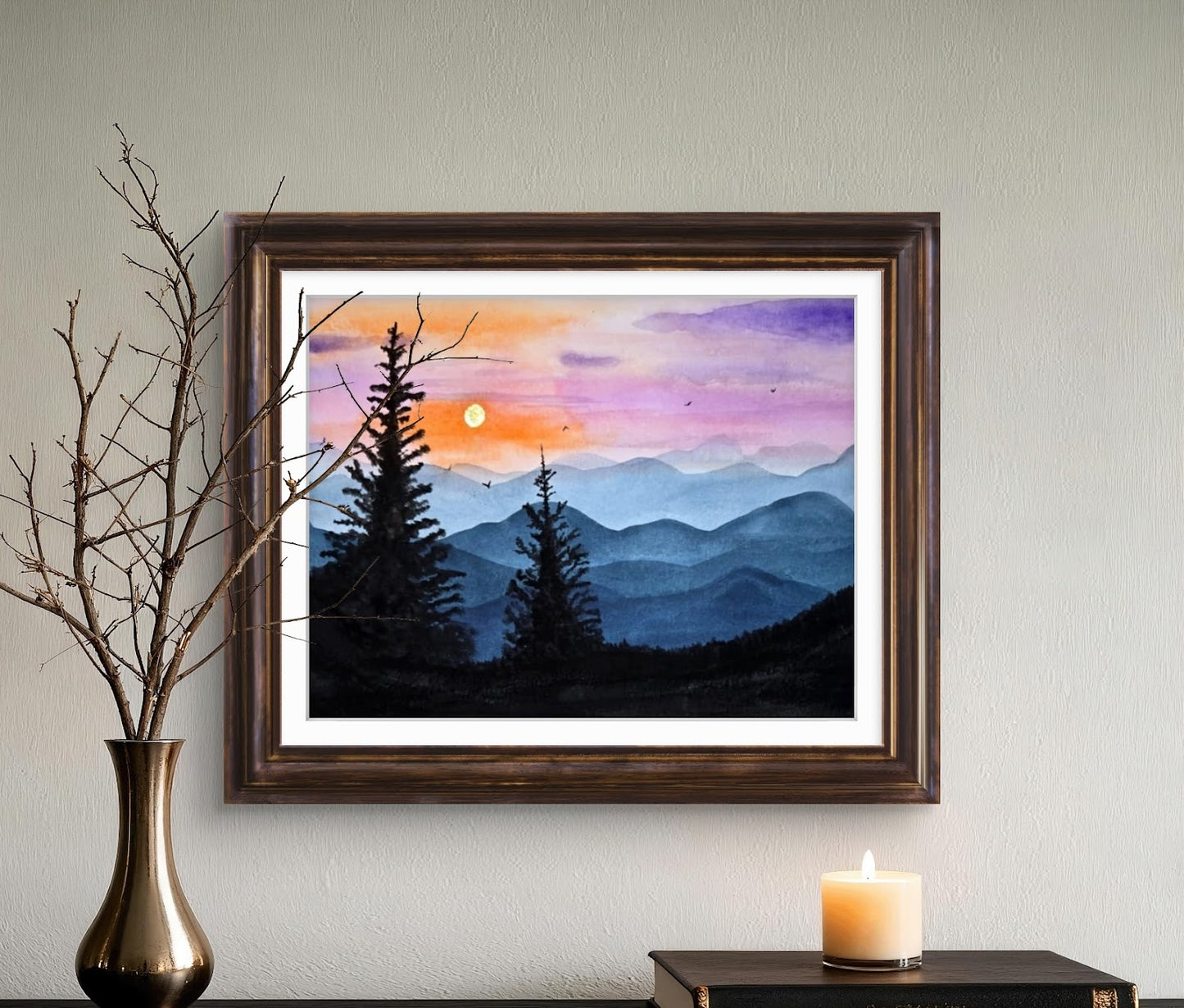 Blue Ridge Sunset - Fine Art Print