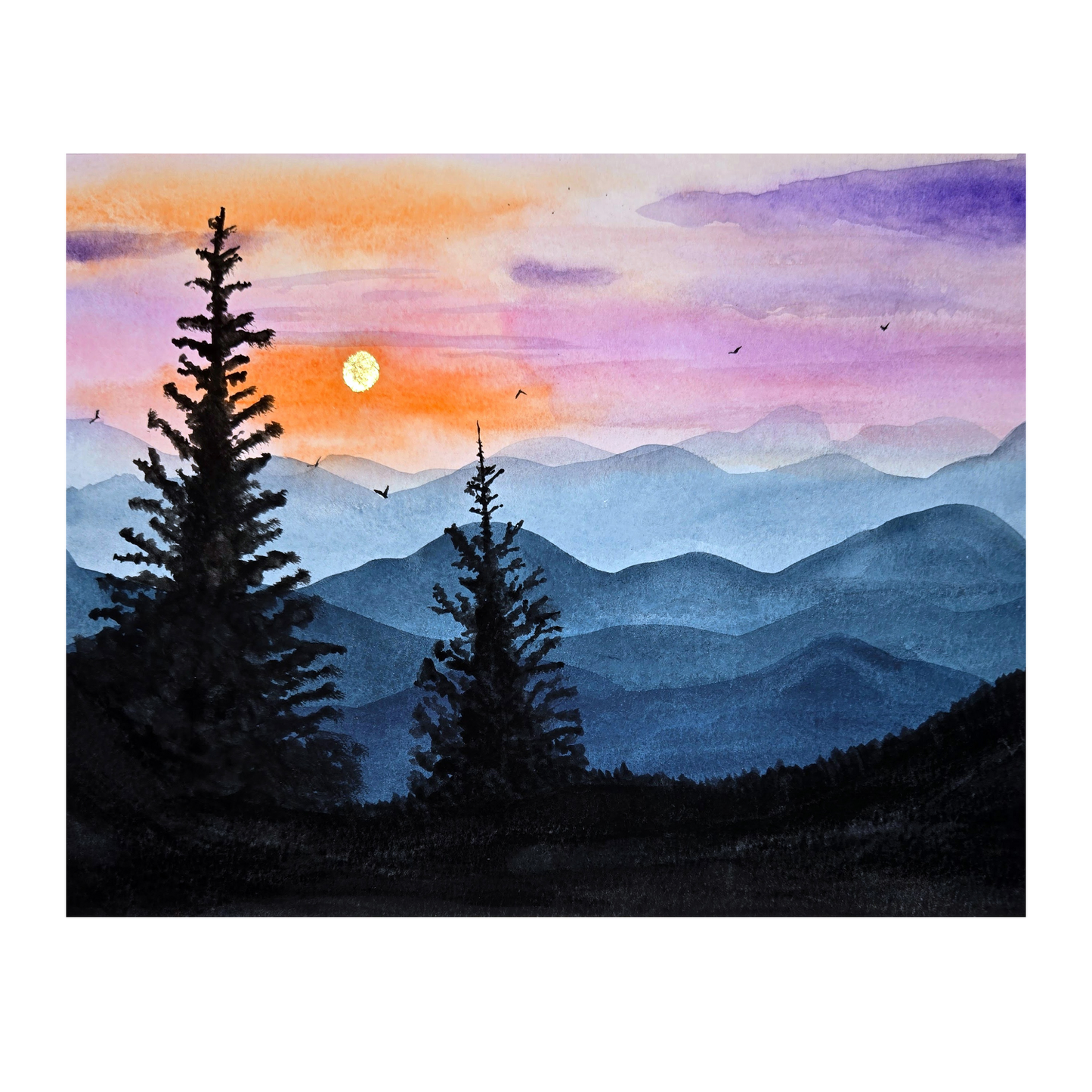 Blue Ridge Sunset - Fine Art Print