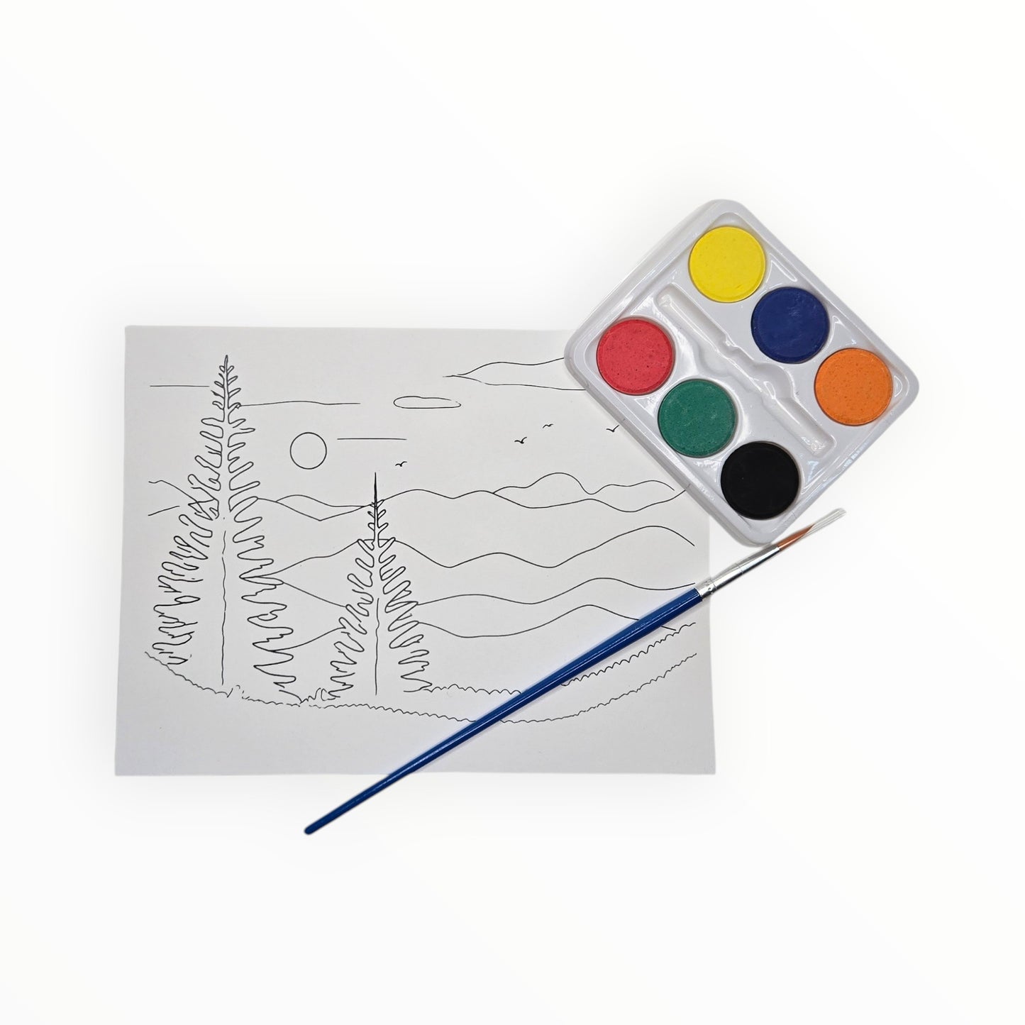 Blue Ridge Sunset Mini Masterpiece Watercolor Kit