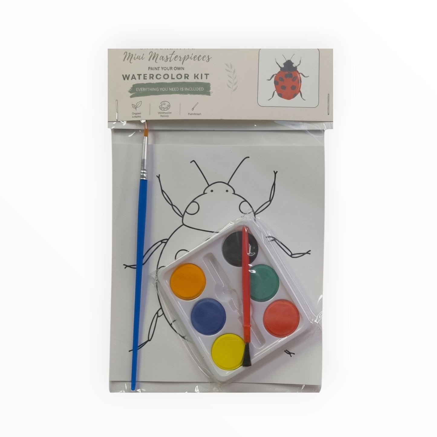 Ladybug Mini Masterpiece Watercolor Kit