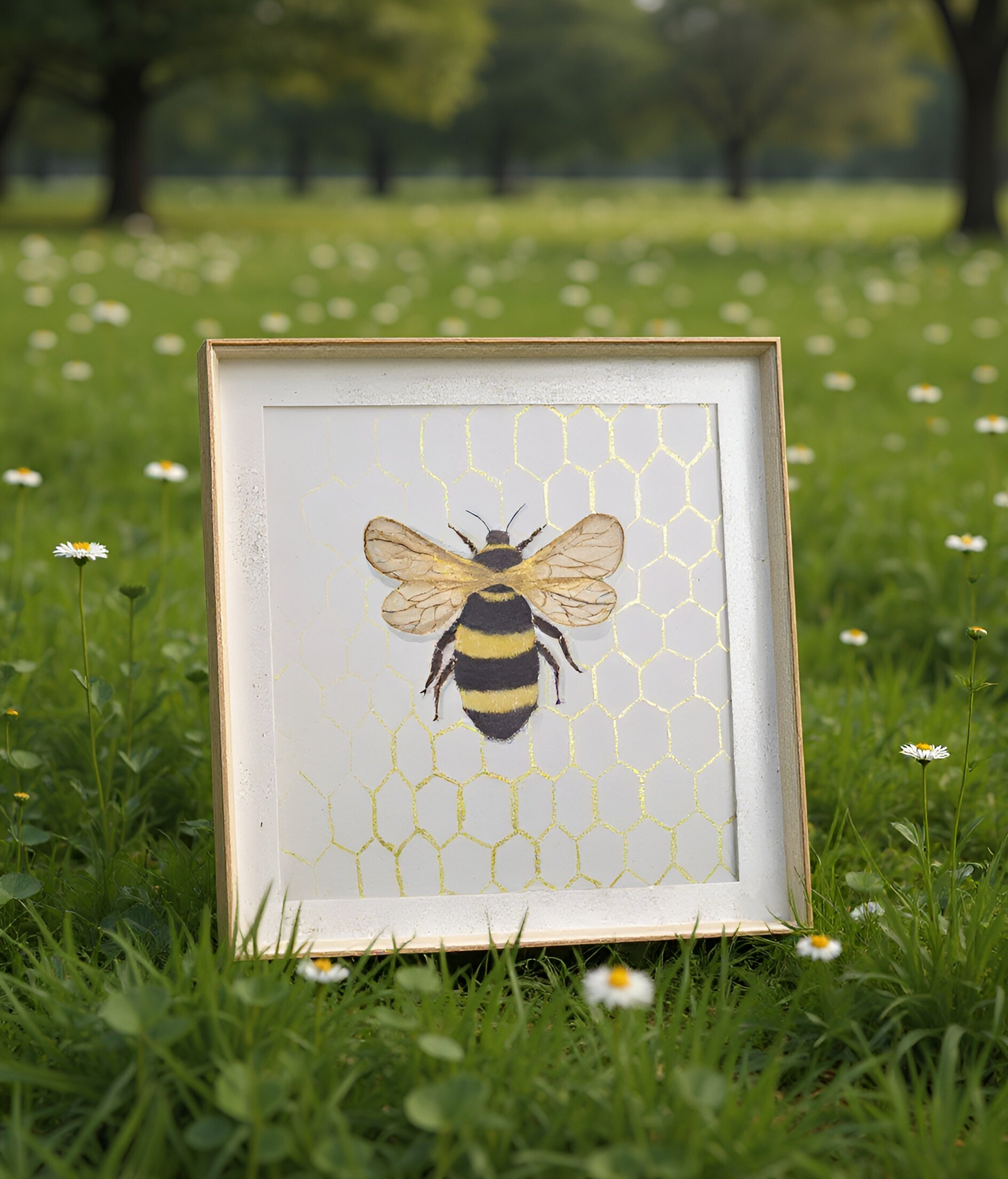 Queen of the Hive - Original Watercolor Art