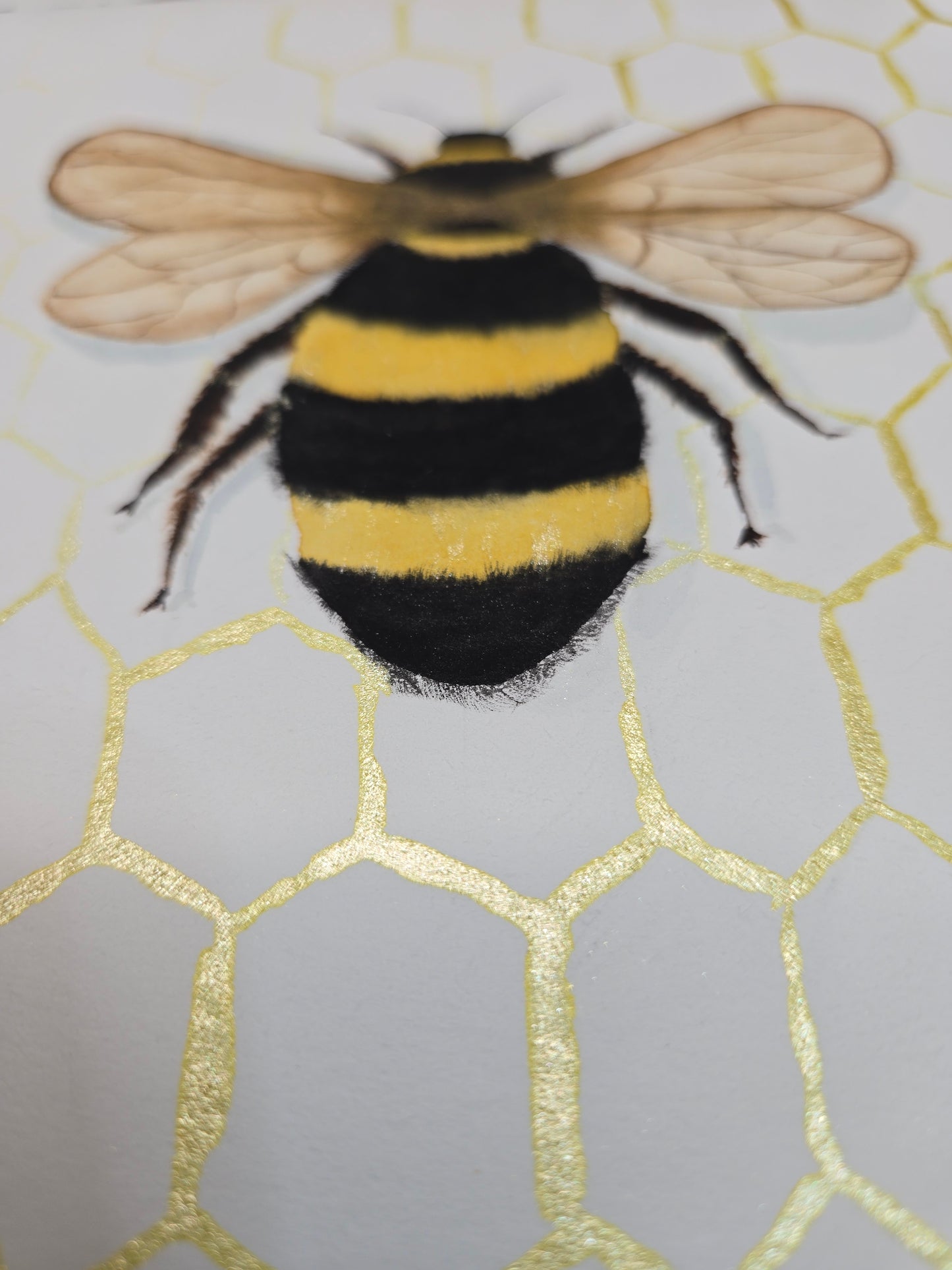 Queen of the Hive - Original Watercolor Art