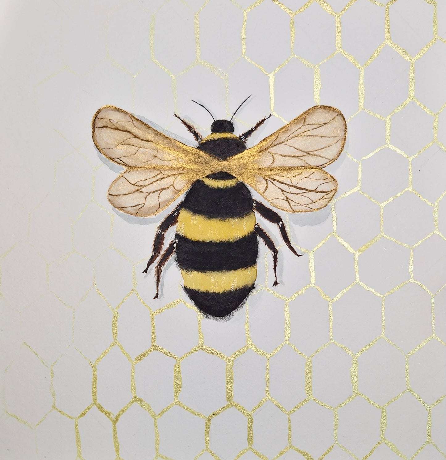 Queen of the Hive - Original Watercolor Art