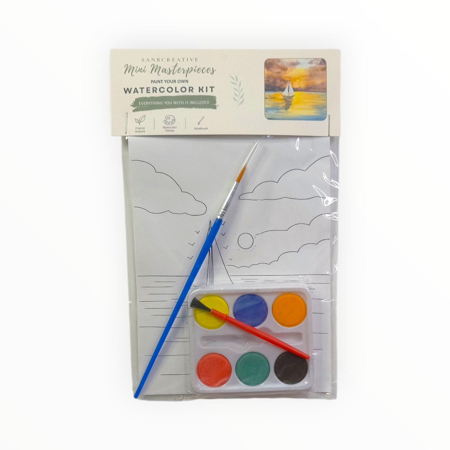 Sunset Sails Mini Masterpiece Watercolor Kit